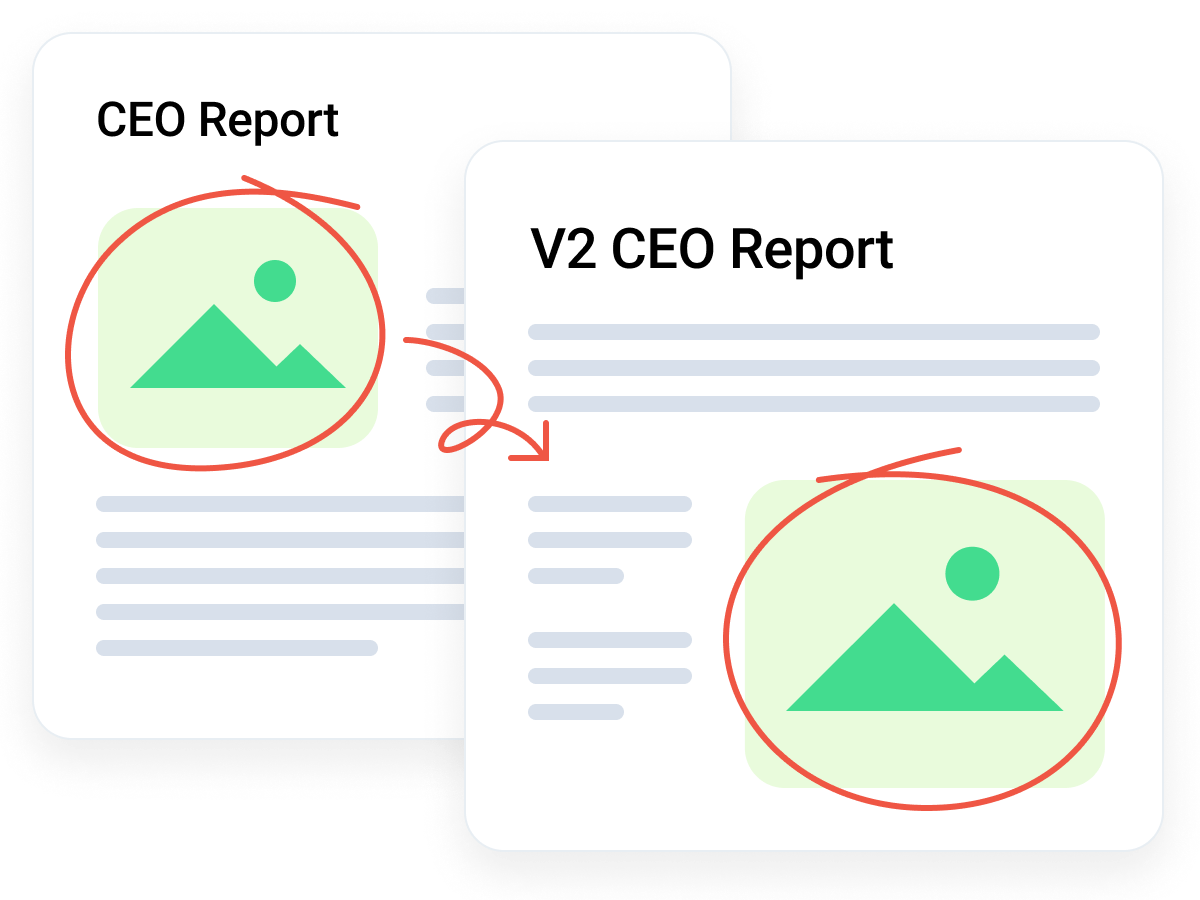 Your annotations copy to the latest version when you republish your board pack in BoardPro