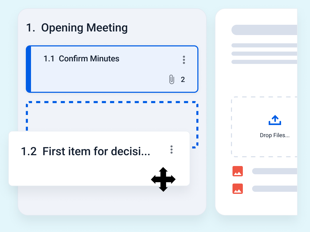 Make meeting agendas effortless