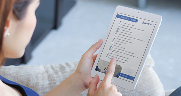 Meeting minutes checklist
