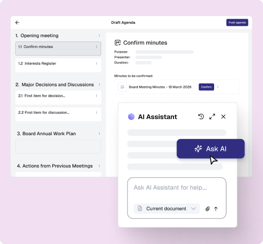 BoardPro Dashboard & AI Assistant