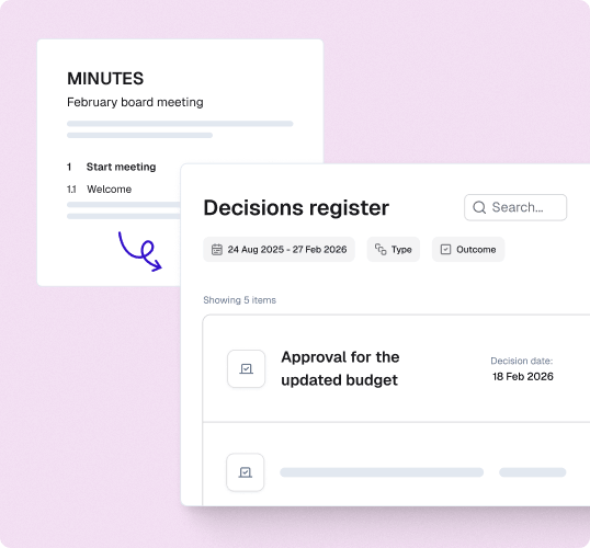 Decision register flow