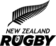 New Zealand Rugby logo in black and white
