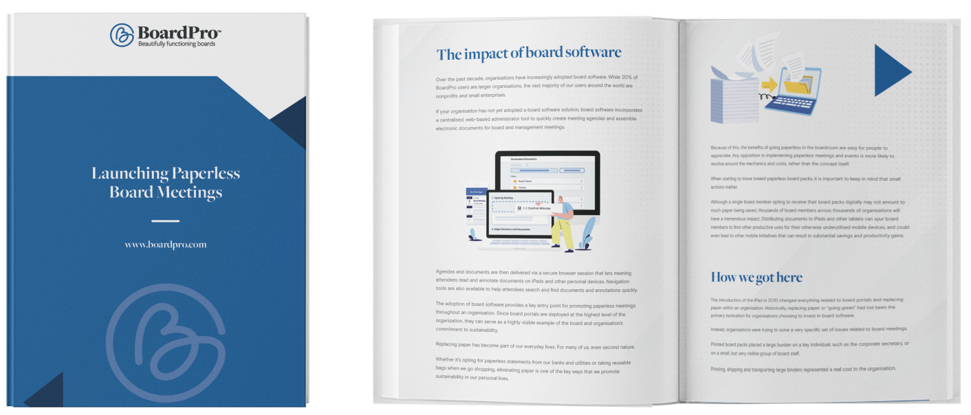 paperless board  meetings ebook