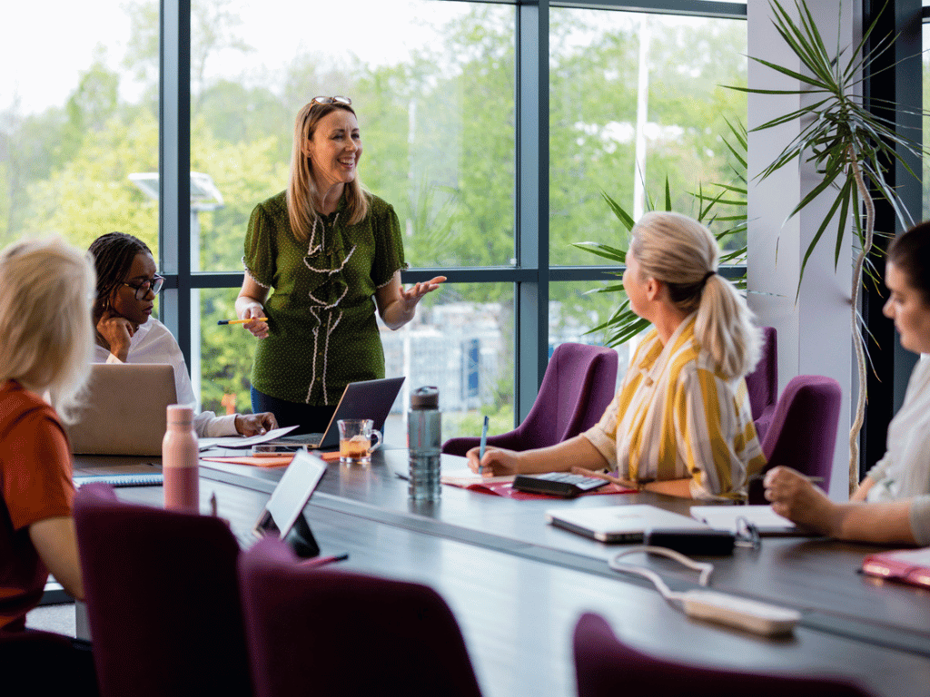 board members discussing