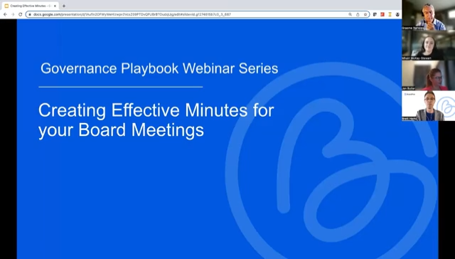 Creating Effective Minutes