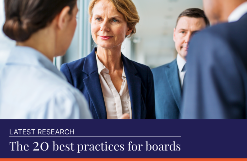 20 best practices for boards