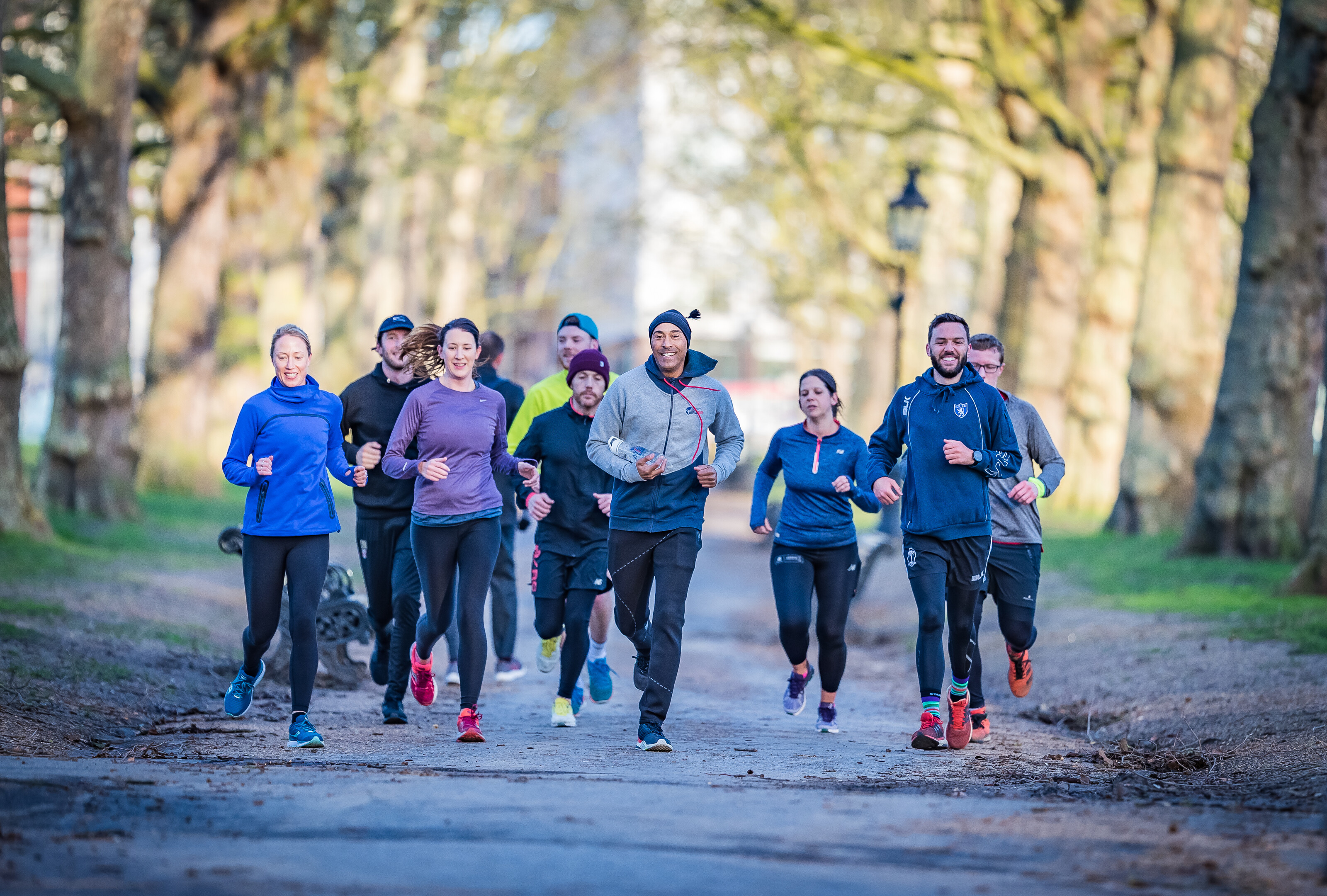 group of people running representing a board committee