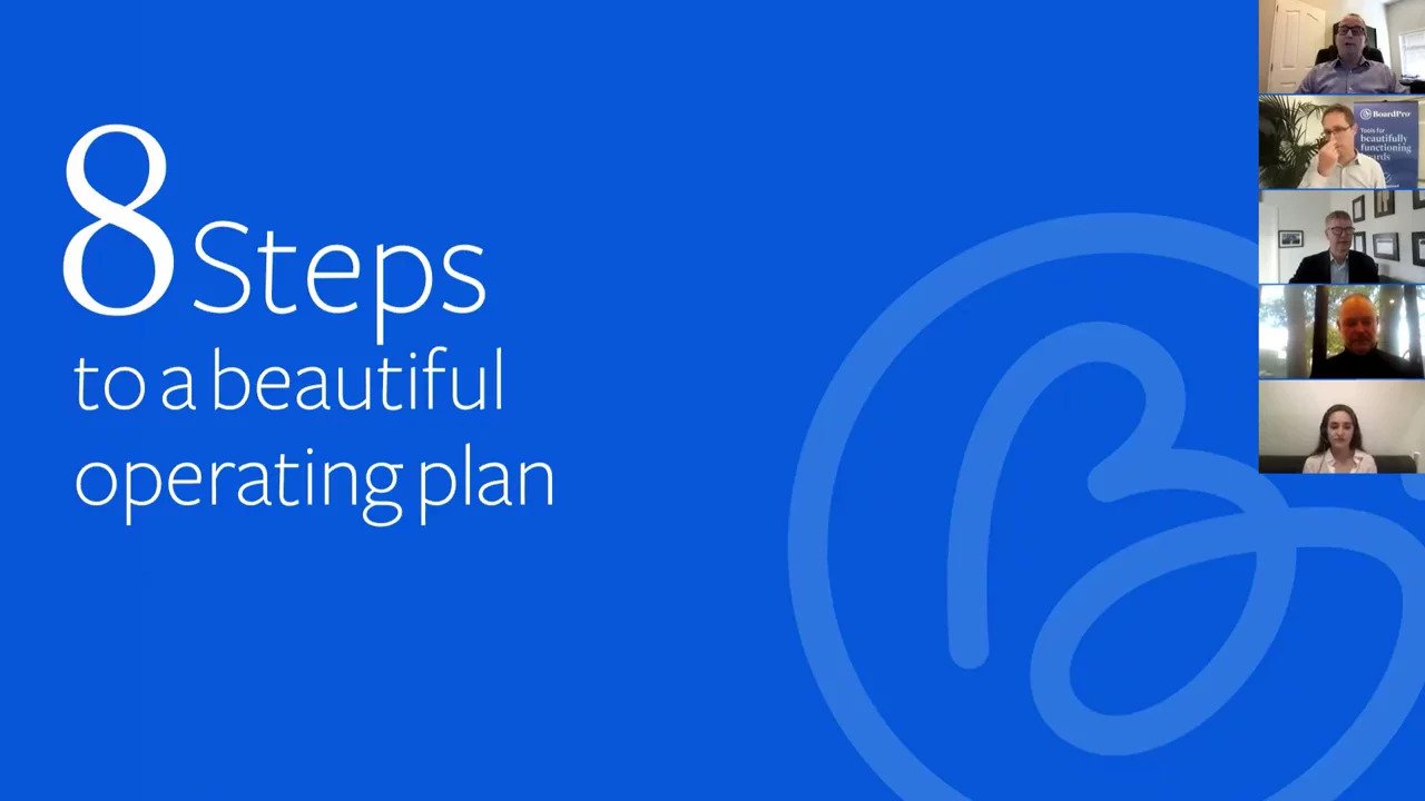 8 Steps to a Beautiful Annual Operating Plan