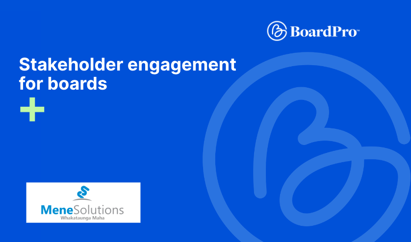Stakeholder Engagement for Boards