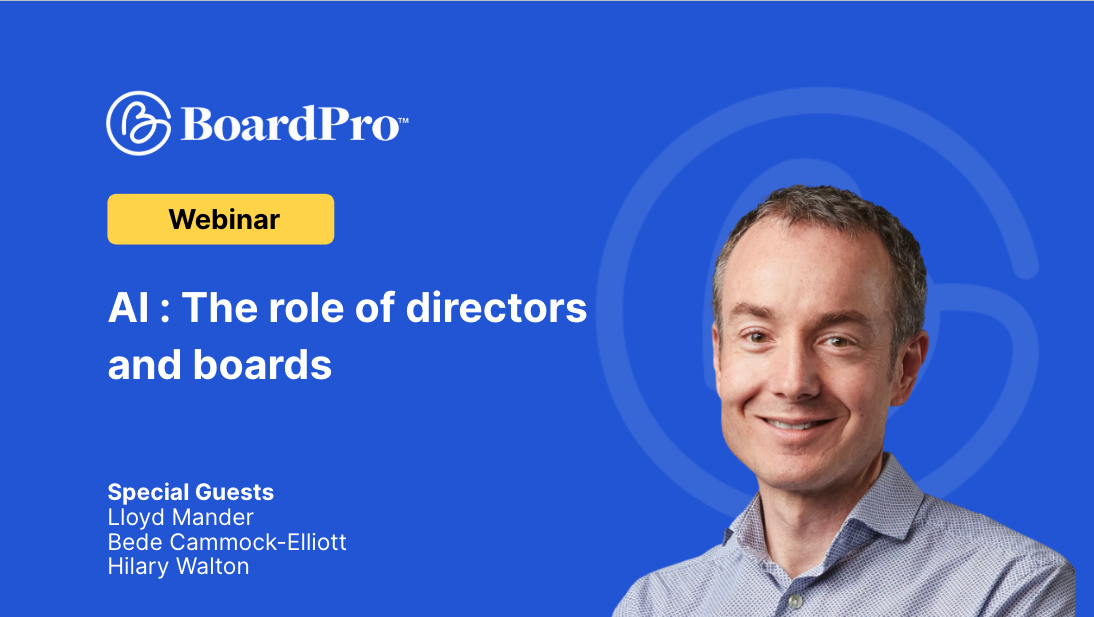 AI The role of directors and boards