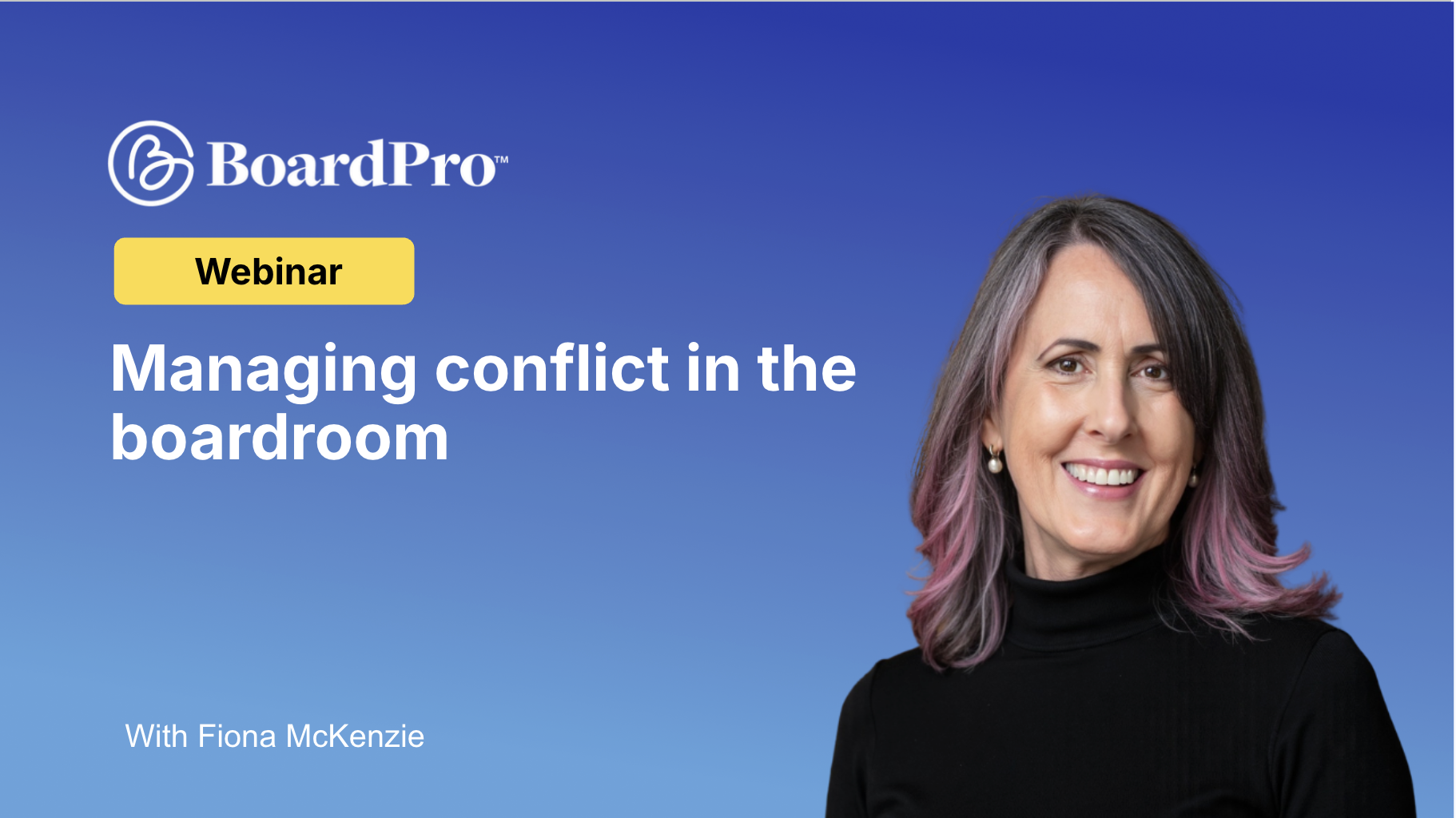 Managing conflict in the boardroom