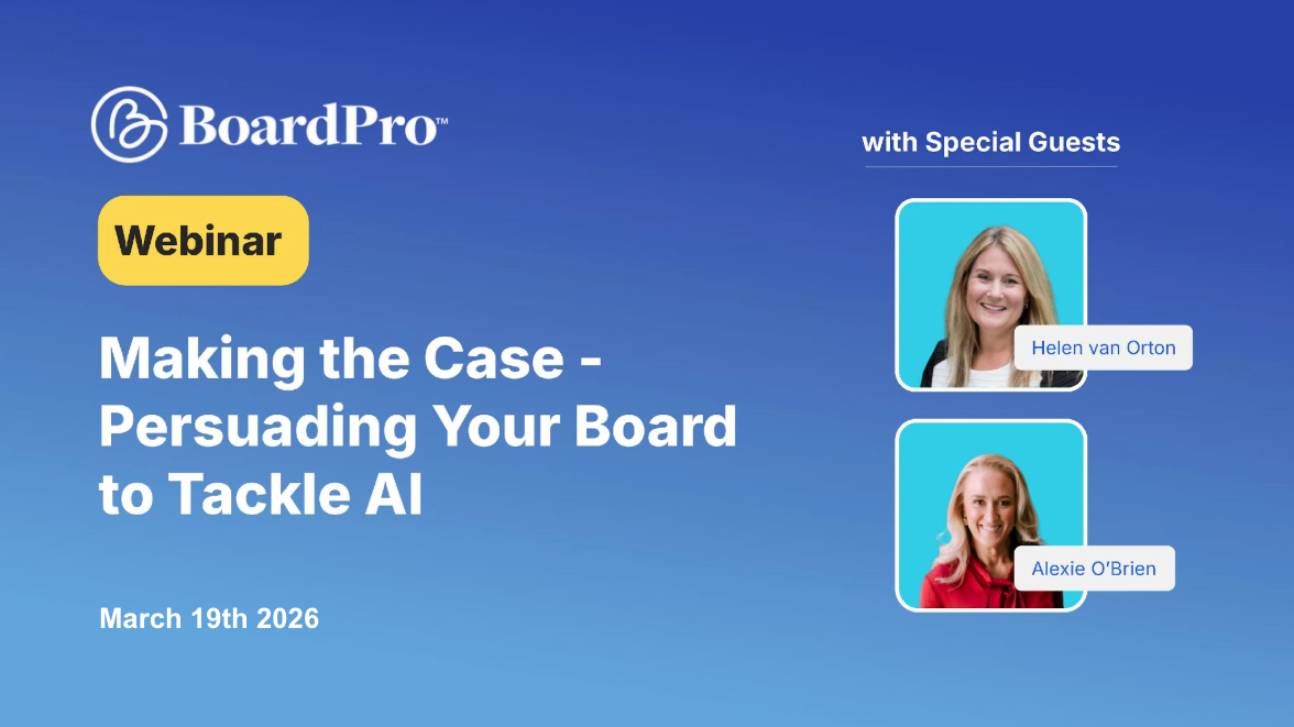 Making the Case: Persuading Your Board to Tackle AI