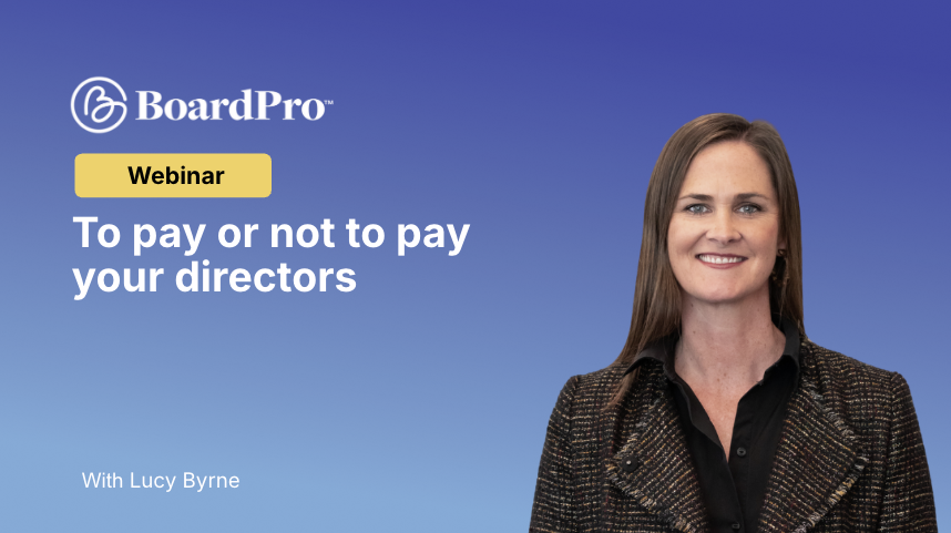To pay or not to pay your directors
