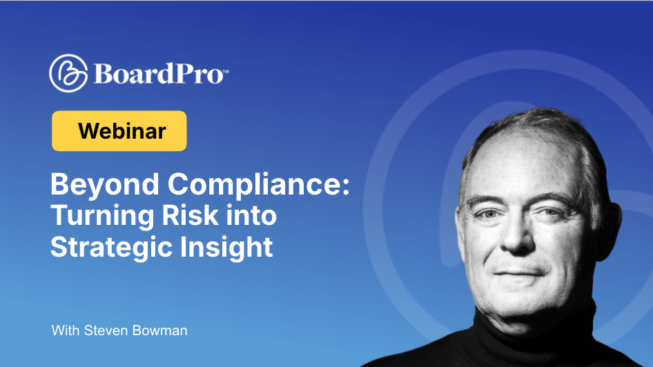 Beyond Compliance: Turning Risk into Strategic Insight