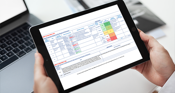risk register template